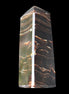 Chocolate Calcite obelisk 92*33*28mm 196g in sunlight - Rocks and Things Store