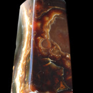 Chocolate Calcite obelisk 78*31*28mm 145g in sunlight - Rocks and Things Store