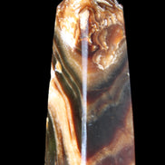 Chocolate Calcite obelisk 83*32*30mm 147.5g in sunlight - Rocks and Things Store