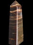 Chocolate Calcite obelisk 87*24*22mm 90.8g in sunlight - Rocks and Things Store