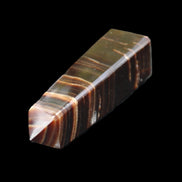 Chocolate Calcite obelisk 87*24*22mm 90.8g in sunlight - Rocks and Things Store