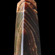 Chocolate Calcite obelisk 78*29*18mm 84g in sunlight - Rocks and Things Store