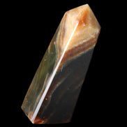 Chocolate Calcite obelisk 78*29*18mm 84g in sunlight - Rocks and Things Store