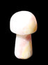Pale and Yellow Calcite mushroom 30-37mm 14-21g in sunlight - Rocks and Things Store