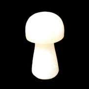 Pale and Yellow Calcite mushroom 30-37mm 14-21g in sunlight - Rocks and Things Store