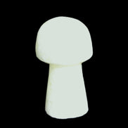 Pale and Yellow Calcite mushroom 30-37mm 14-21g in sunlight - Rocks and Things Store