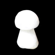 Pale and Yellow Calcite mushroom 30-37mm 14-21g in sunlight - Rocks and Things Store