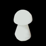 Pale and Yellow Calcite mushroom 30-37mm 14-21g in sunlight - Rocks and Things Store