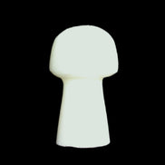 Pale and Yellow Calcite mushroom 30-37mm 14-21g in sunlight - Rocks and Things Store