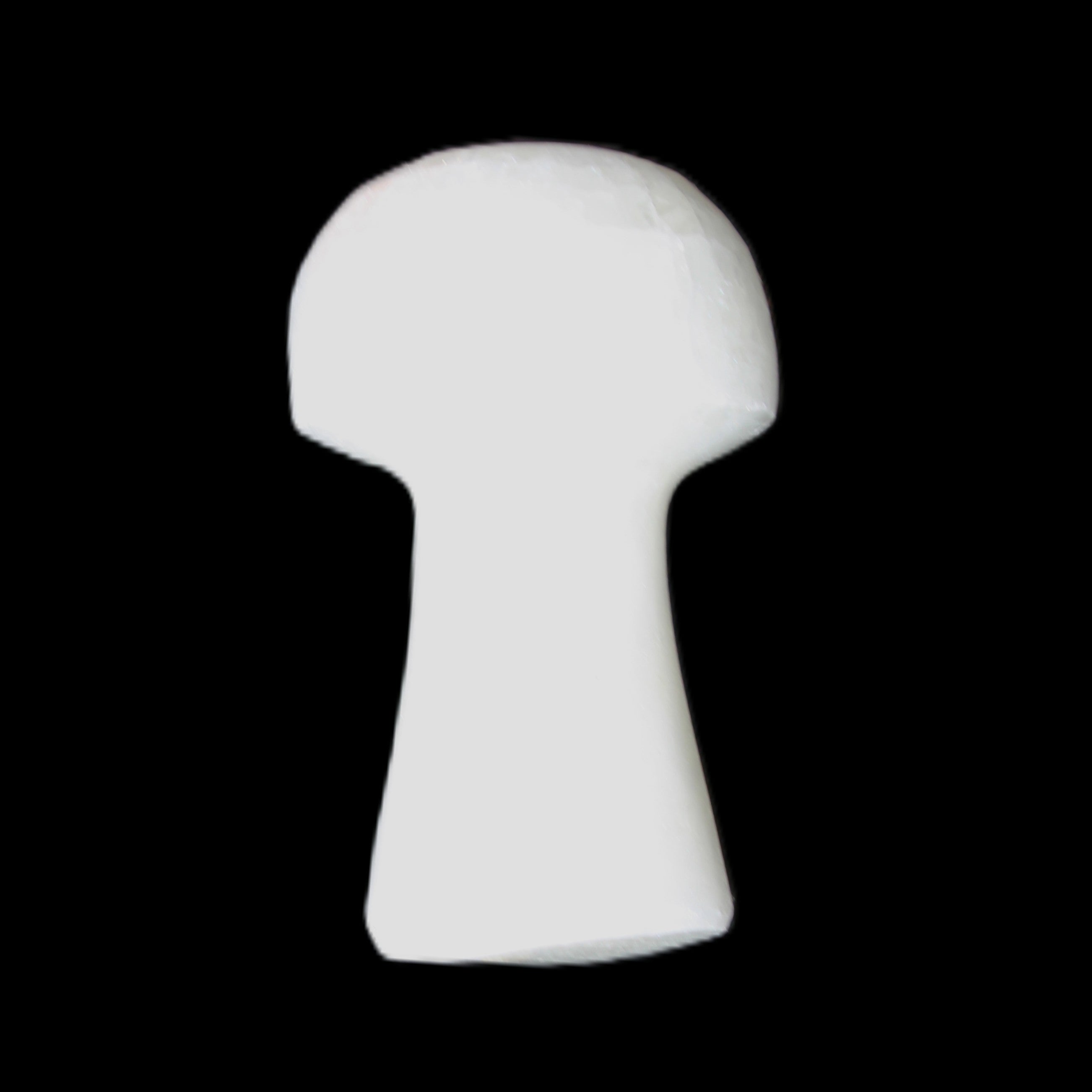 Pale and Yellow Calcite mushroom 30-37mm 14-21g in sunlight - Rocks and Things Store