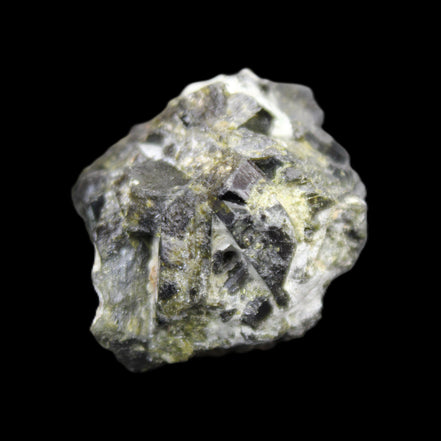 Epidote cluster specimen 36*32*29mm 40.9g in sunlight - Rocks and Things Store