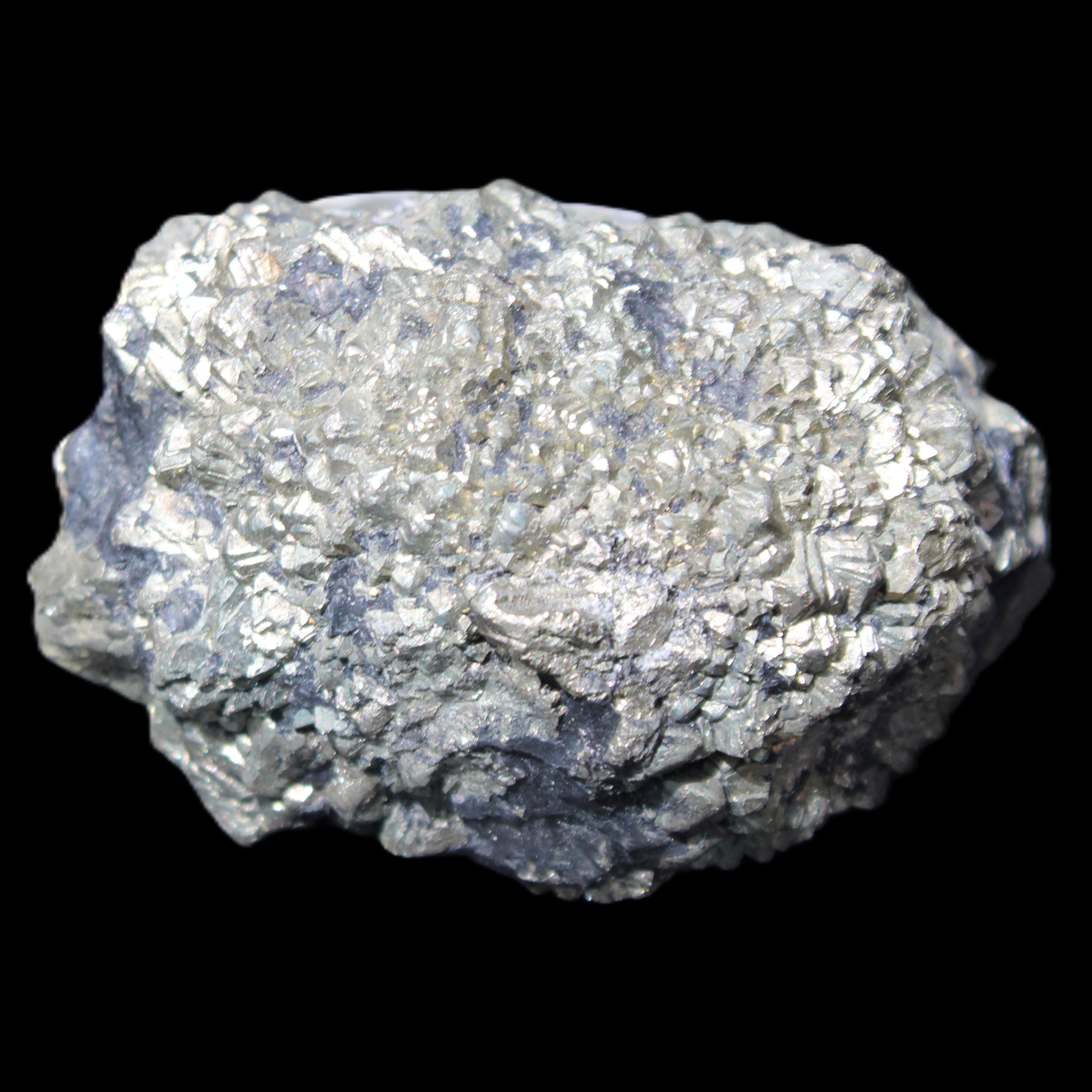 Chalcopyrite cluster from Pakistan 57mm 58g in sunlight - Rocks and Things Store