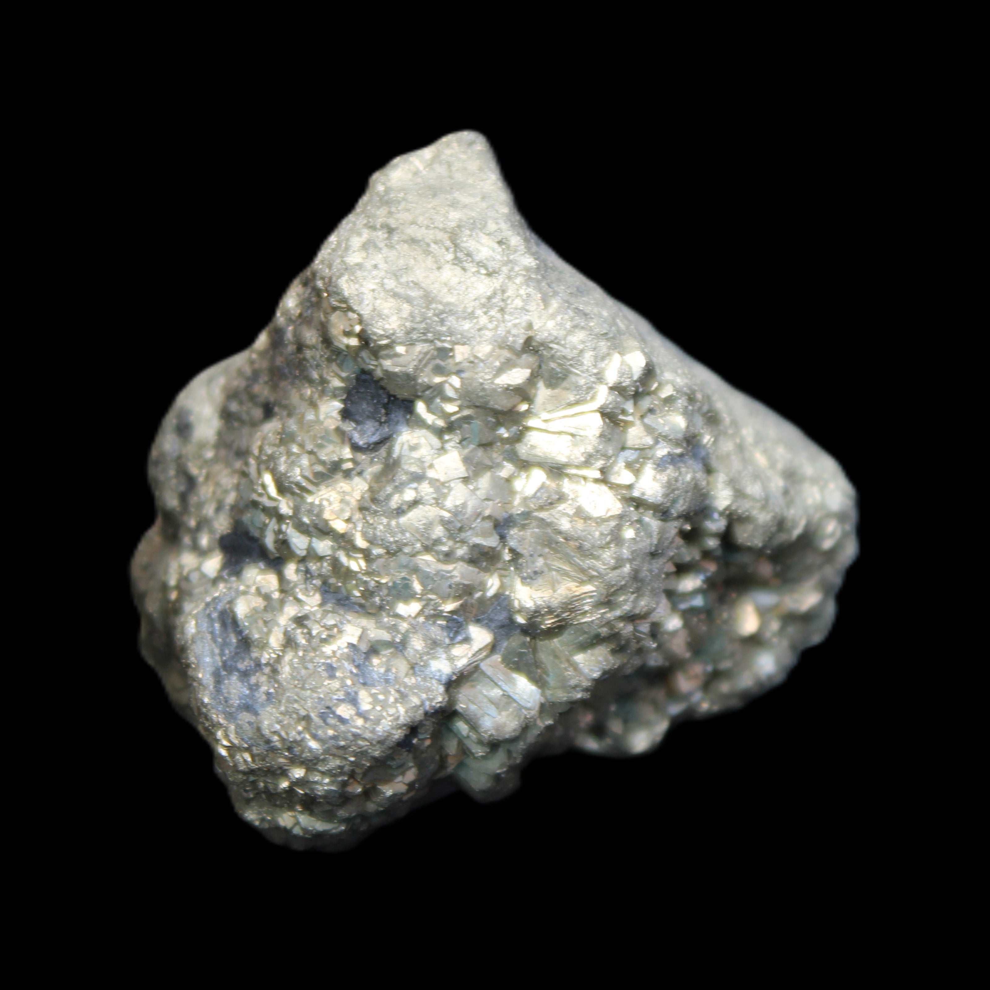 Chalcopyrite cluster from Pakistan 40mm 83g in sunlight - Rocks and Things Store