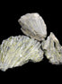 Epidote 3 floral crystal clusters 16g in sunlight - Rocks and Things Store