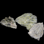 Epidote 3 floral crystal clusters 16g in sunlight - Rocks and Things Store