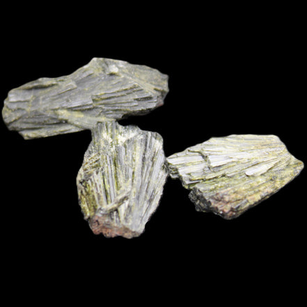 Epidote 3 floral crystal clusters 16g in sunlight - Rocks and Things Store