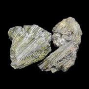 Epidote 3 floral crystal clusters 16g in sunlight - Rocks and Things Store