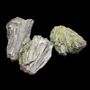 Epidote 3 floral crystal clusters 16g in sunlight - Rocks and Things Store