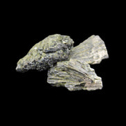 Epidote 3 floral crystal clusters 16g in sunlight - Rocks and Things Store