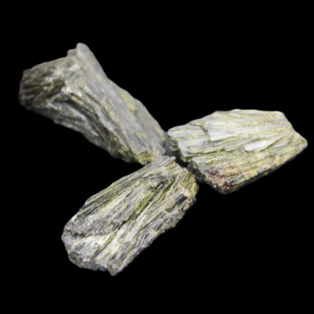 Epidote 3 floral crystal clusters 16g in sunlight - Rocks and Things Store