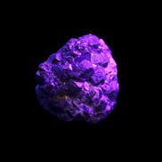 Chalcopyrite cluster from Pakistan 32*30*31mm 73g in UV light - Rocks and Things Store