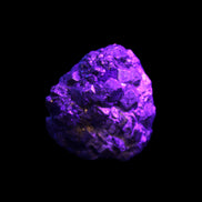 Chalcopyrite cluster from Pakistan 32*30*31mm 73g in UV light - Rocks and Things Store