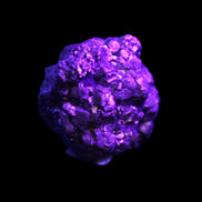 Chalcopyrite cluster from Pakistan 32*30*31mm 73g in UV light - Rocks and Things Store