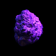 Chalcopyrite cluster from Pakistan 32*30*31mm 73g in UV light - Rocks and Things Store