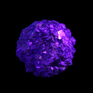 Chalcopyrite cluster from Pakistan 40*32*32mm 95g in UV light - Rocks and Things Store