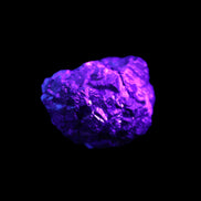 Chalcopyrite cluster from Pakistan 37*35*27mm 86.6g in UV light - Rocks and Things Store