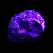 Chalcopyrite cluster from Pakistan 37*35*27mm 86.6g in UV light - Rocks and Things Store