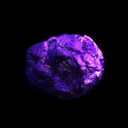 Chalcopyrite cluster from Pakistan 37*35*27mm 86.6g in UV light - Rocks and Things Store