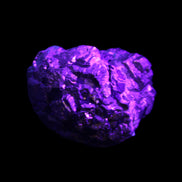 Chalcopyrite cluster from Pakistan 37*35*27mm 86.6g in UV light - Rocks and Things Store