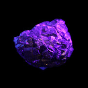 Chalcopyrite cluster from Pakistan 37*35*27mm 86.6g in UV light - Rocks and Things Store