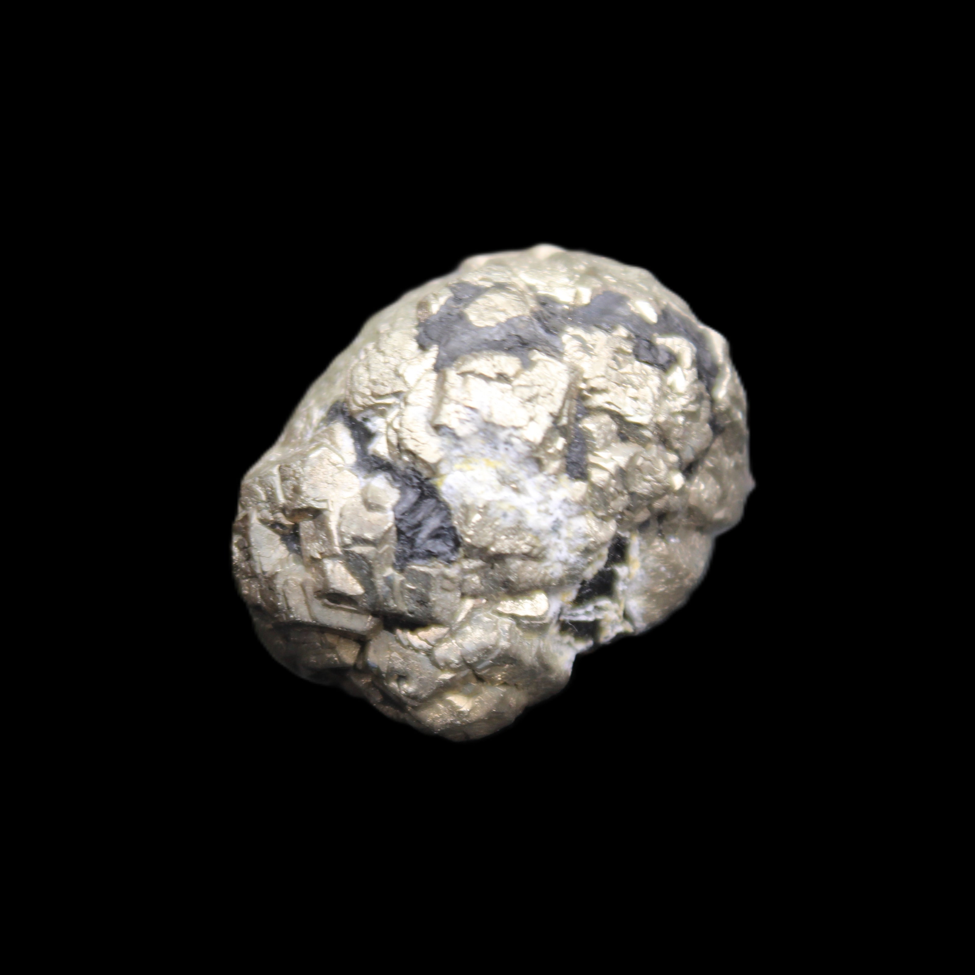 Chalcopyrite cluster from Pakistan 37*35*27mm 86.6g in sunlight - Rocks and Things Store