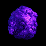 Chalcopyrite cluster from Pakistan 40*30*31mm 86.3g in UV light - Rocks and Things Store