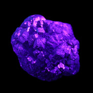 Chalcopyrite cluster from Pakistan 40*30*31mm 86.3g in UV light - Rocks and Things Store