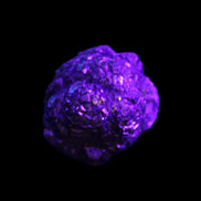 Chalcopyrite cluster from Pakistan 40*30*31mm 86.3g in UV light - Rocks and Things Store