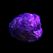 Chalcopyrite cluster from Pakistan 40*30*31mm 86.3g in UV light - Rocks and Things Store