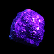 Chalcopyrite cluster from Pakistan 40*30*31mm 86.3g in UV light - Rocks and Things Store