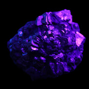 Chalcopyrite cluster from Pakistan 40*32*25mm 80.0g in UV light - Rocks and Things Store