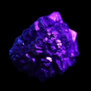 Chalcopyrite cluster from Pakistan 40*32*25mm 80.0g in UV light - Rocks and Things Store