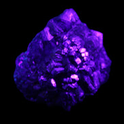 Chalcopyrite cluster from Pakistan 40*32*25mm 80.0g in UV light - Rocks and Things Store