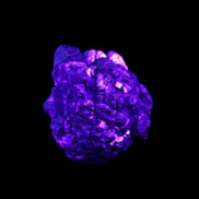 Chalcopyrite cluster from Pakistan 40*32*25mm 80.0g in UV light - Rocks and Things Store