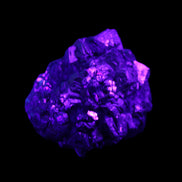 Chalcopyrite cluster from Pakistan 40*32*25mm 80.0g in UV light - Rocks and Things Store