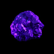 Chalcopyrite cluster from Pakistan 40*32*25mm 80.0g in UV light - Rocks and Things Store