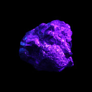 Chalcopyrite cluster from Pakistan 40*32*32mm 95g in UV light - Rocks and Things Store