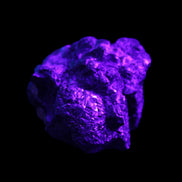 Chalcopyrite cluster from Pakistan 40*32*32mm 95g in UV light - Rocks and Things Store