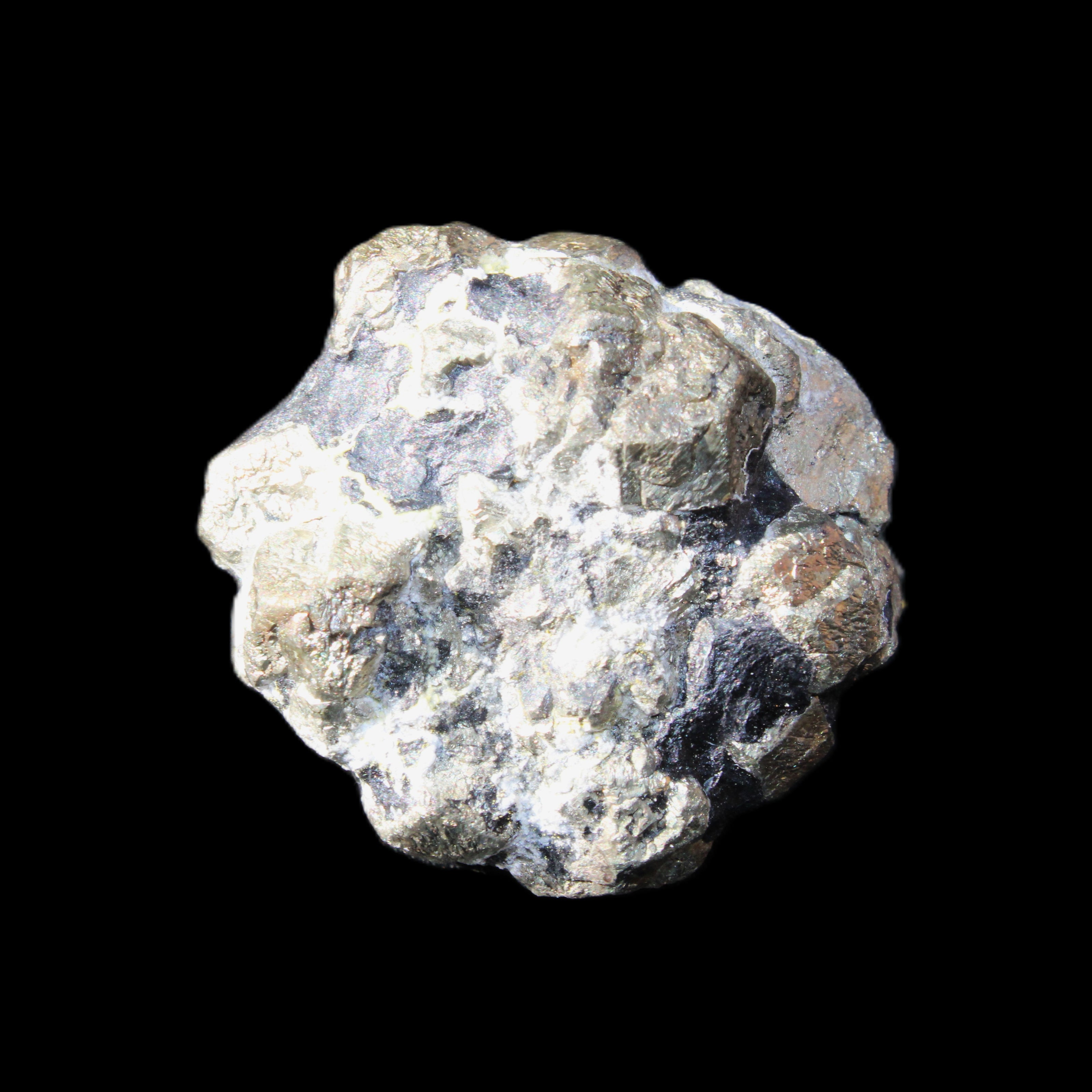 Chalcopyrite cluster from Pakistan 32*28*24mm 52.4g in sunlight - Rocks and Things Store