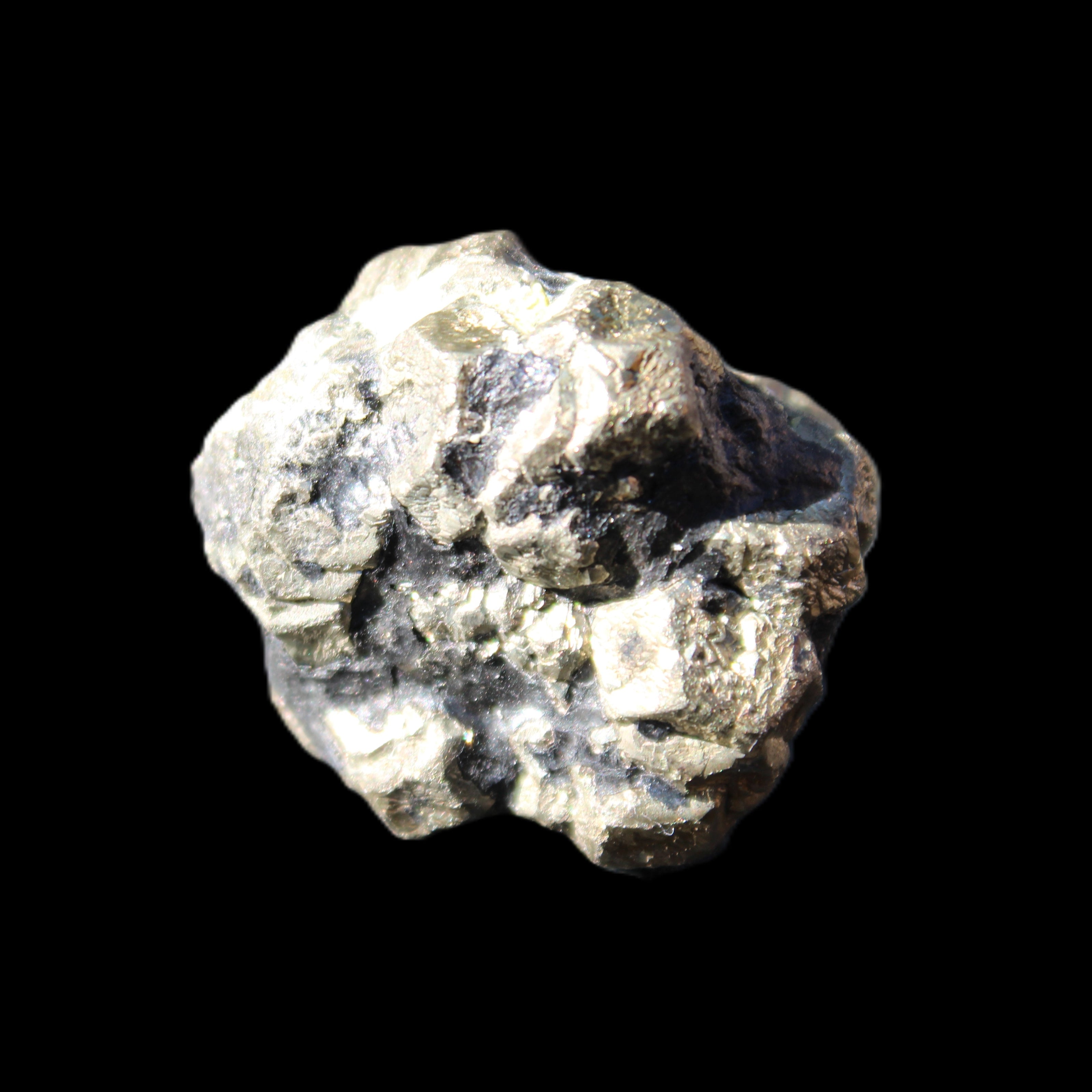 Chalcopyrite cluster from Pakistan 32*28*24mm 52.4g in sunlight - Rocks and Things Store